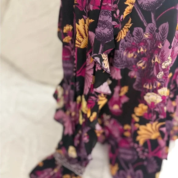 Kobi Halperin Floral Blouse - Black and Purple - Picture 12 of 16